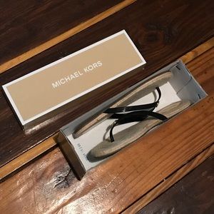 Michael Kors flip flops size 8